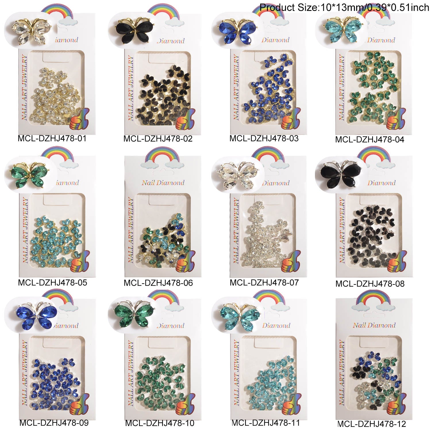 Butterfly Nail Charm